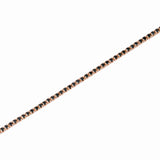 440 Basic Classic ブラックダイヤモンド テニスブレスレット K18ピンクゴールド チェーン
