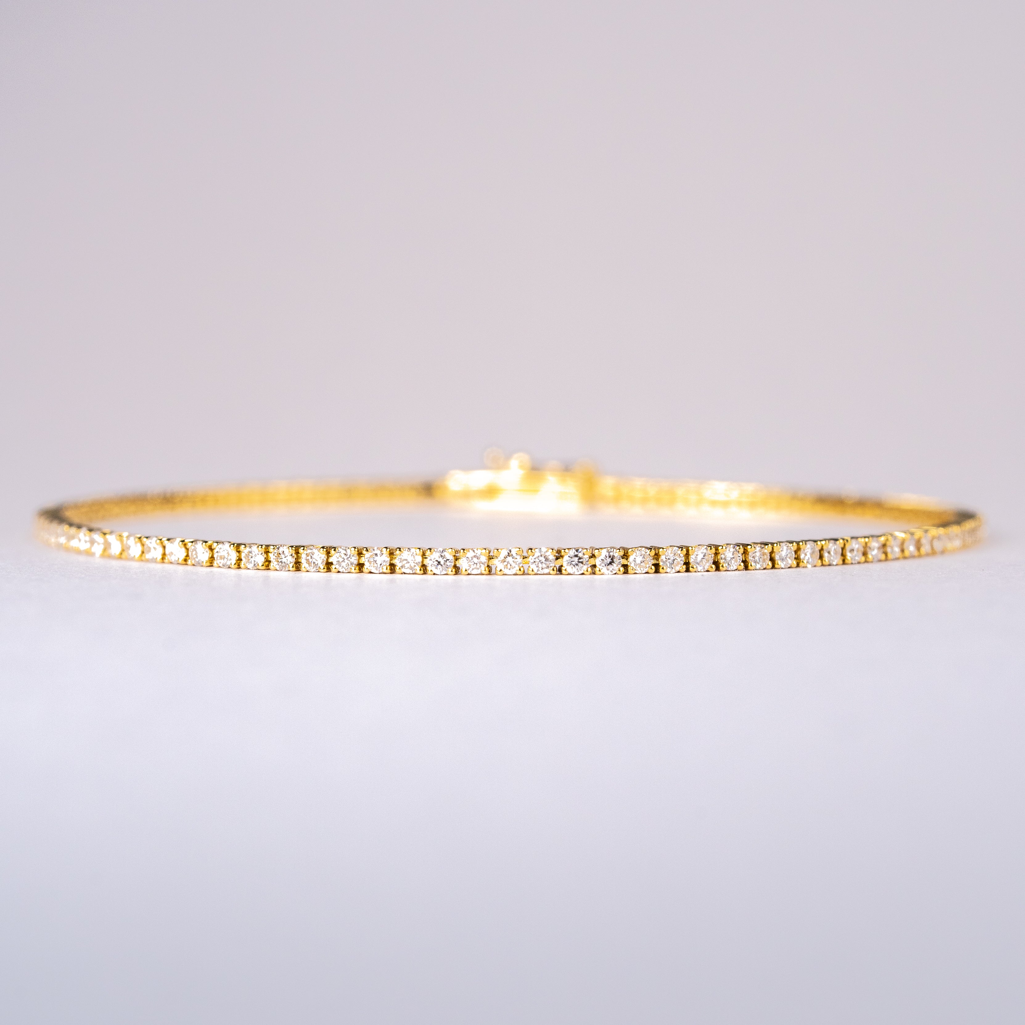 440 Basic Classic ダイヤモンド テニスブレスレット 1.4ct スタイリング