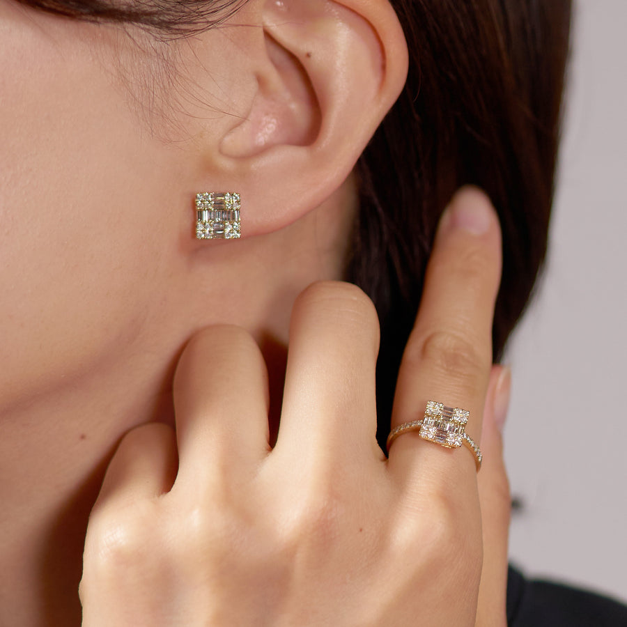 440 Basic - ダイヤモンド ピアス