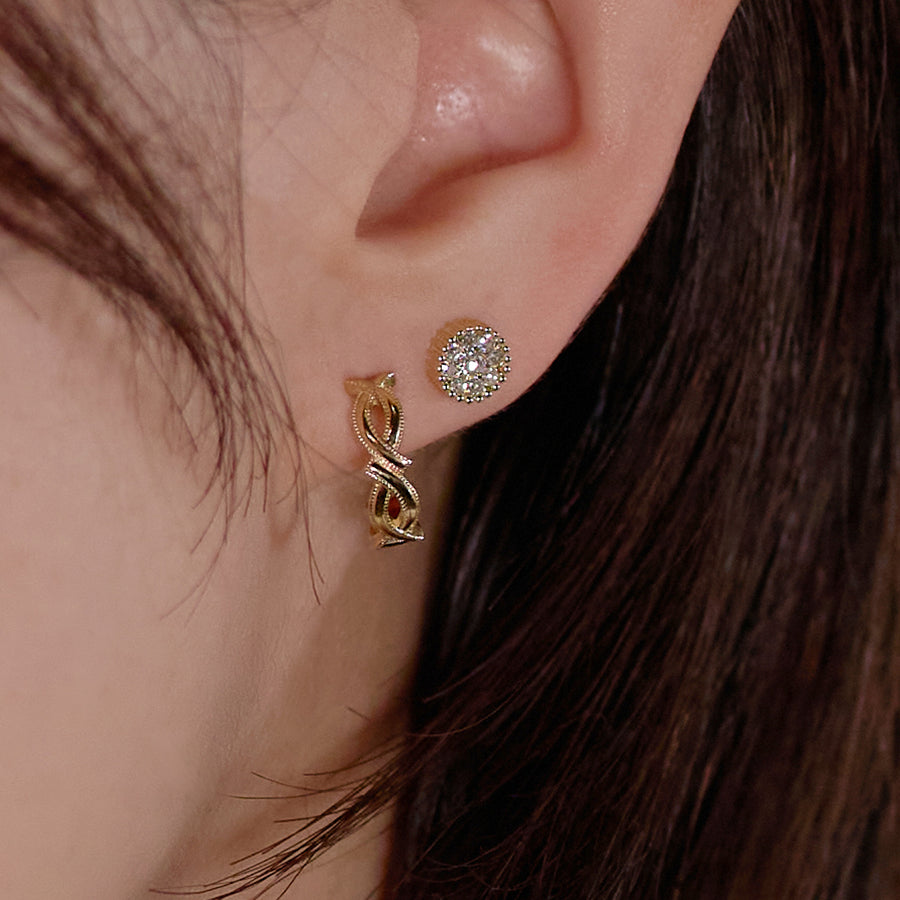 440 Basic - ダイヤモンド ピアス