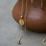 ParVert - ラフ × ブリオレットダイヤモンド ネックレス