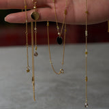 ParVert - ラフ × ブリオレットダイヤモンド ネックレス