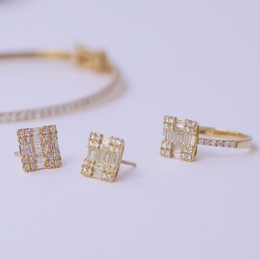 440 Basic - ダイヤモンド ピアス