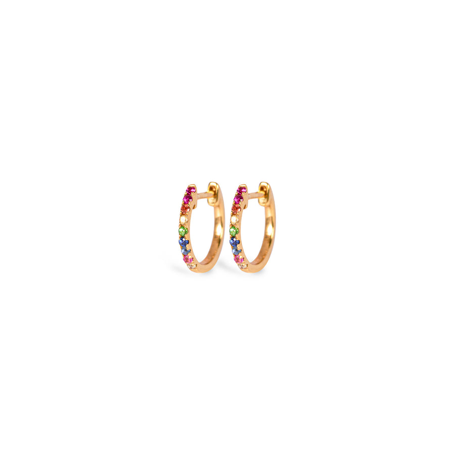 440 Basic - Rainbow フープピアス