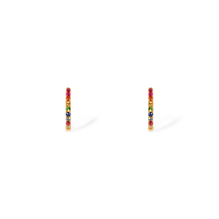 440 Basic - Rainbow フープピアス