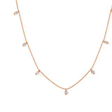 440 Basic - ダイヤモンド ステーションネックレス