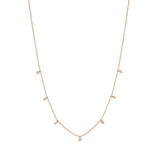 440 Basic - ダイヤモンド ステーションネックレス