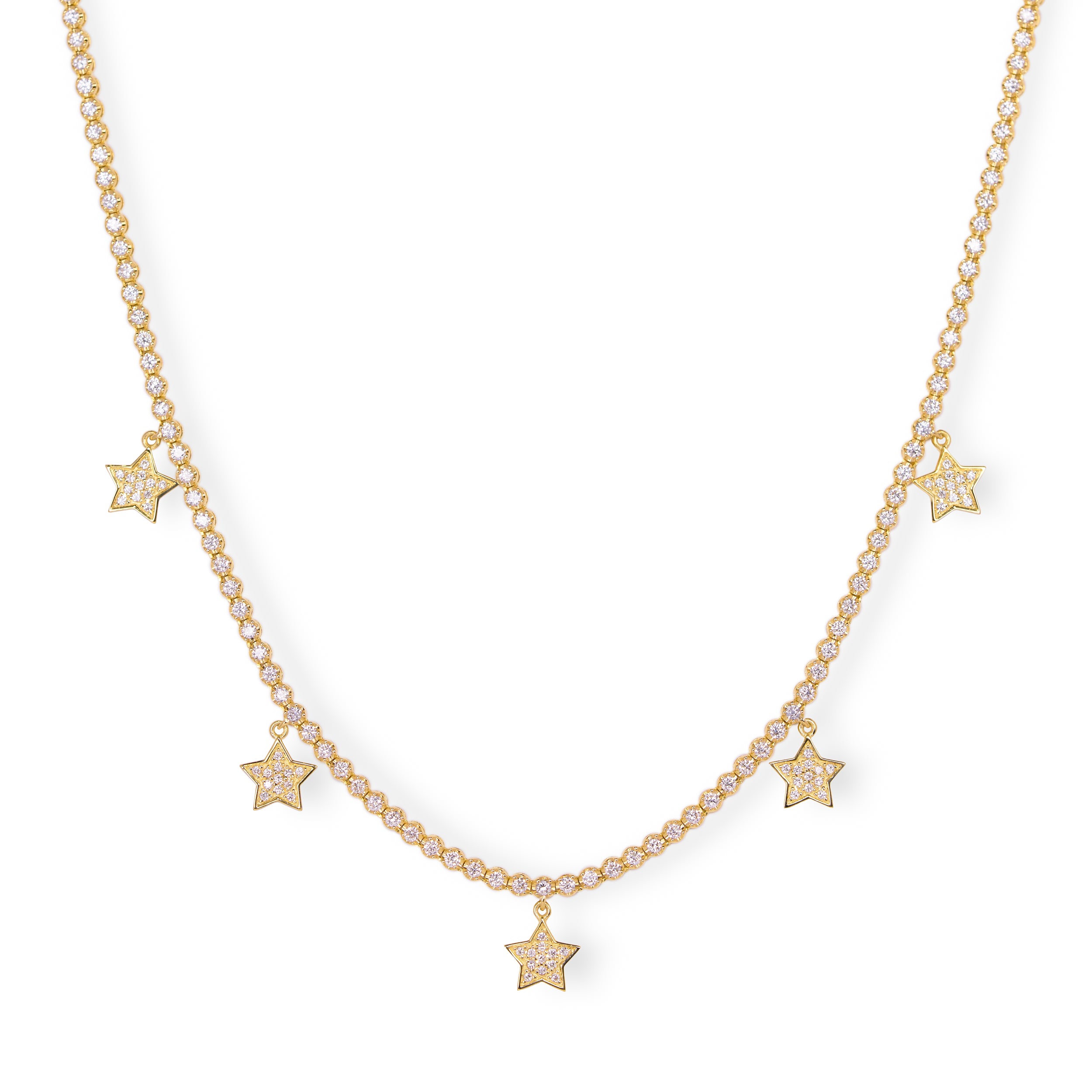 Station Necklace（ステーションネックレス）｜ダイヤ・色石