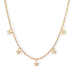 440showroom K18 ダイヤモンド 1ct スター テニスネックレス 18金 ゴールド