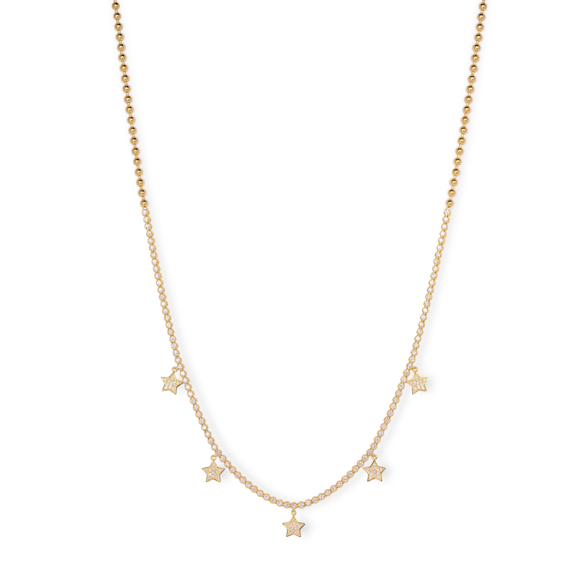 Station Necklace（ステーションネックレス）｜ダイヤ・色石
