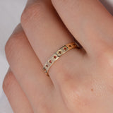 440 Basic - Happy リング（1月 ガーネット）