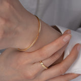 440 Basic - Happy バングル（4月 ダイヤモンド）