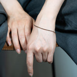 440 Basic - Dots ブラックダイヤモンド テニスブレスレット（1ct）