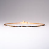 440 Basic - Classic  ブラックダイヤモンド テニスブレスレット（1ct）