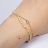 440 Basic - Classic テニスブレスレット（1.4ct）