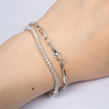 440 Basic - Classic テニスブレスレット（2ct）