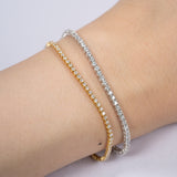 440 Basic - Classic テニスブレスレット（2ct）