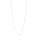 440 Basic - ダイヤモンド ステーションネックレス