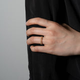 Twins - バゲットカットダイヤモンド リング