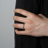 Twins - バゲットカットダイヤモンド リング