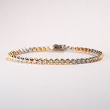 440 Basic - 3color テニスブレスレット（3ct）