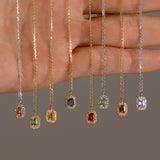 ファンシーサファイア ネックレス