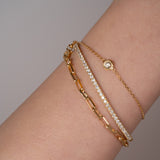 440 Basic - ダイヤモンド ブレスレット（0.1ct）