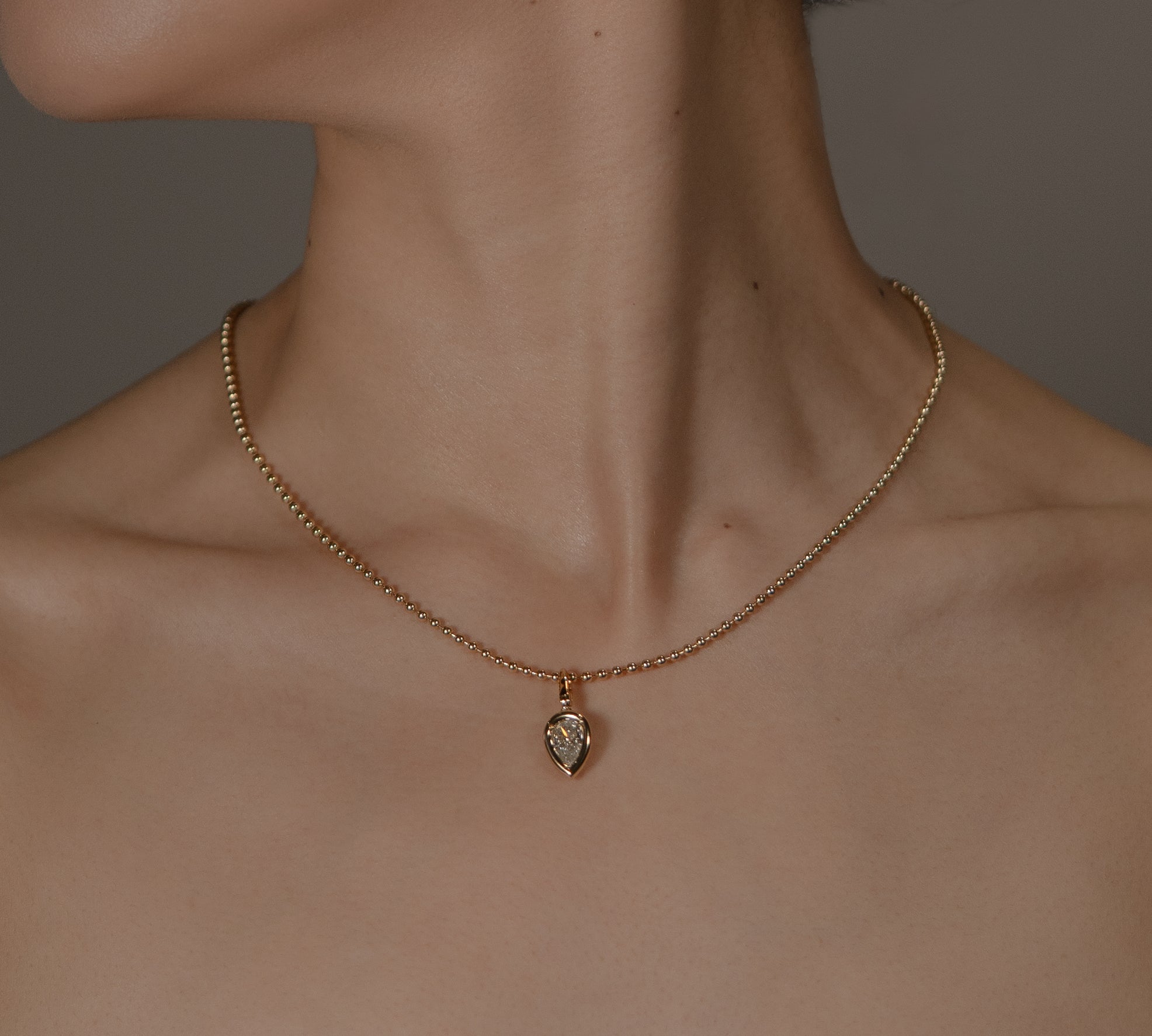 Act ダイヤモンド チャーム 0.942ct 着用イメージ