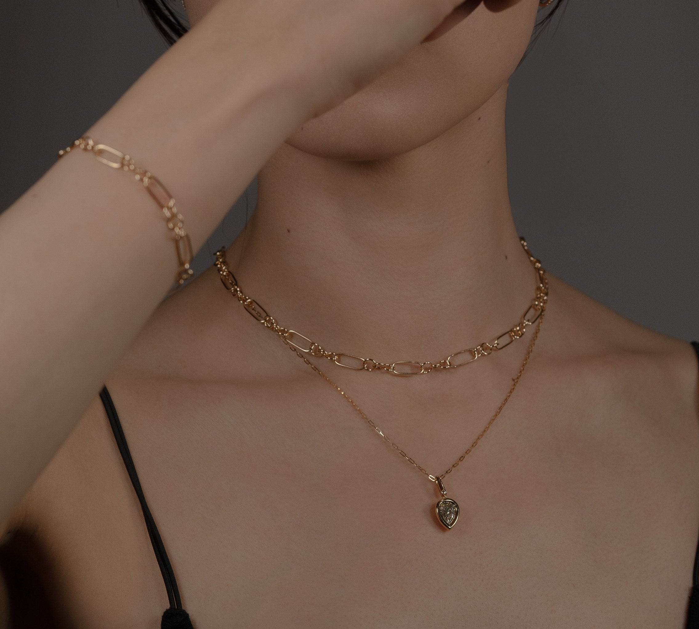 Act ダイヤモンド チャーム 着用イメージ