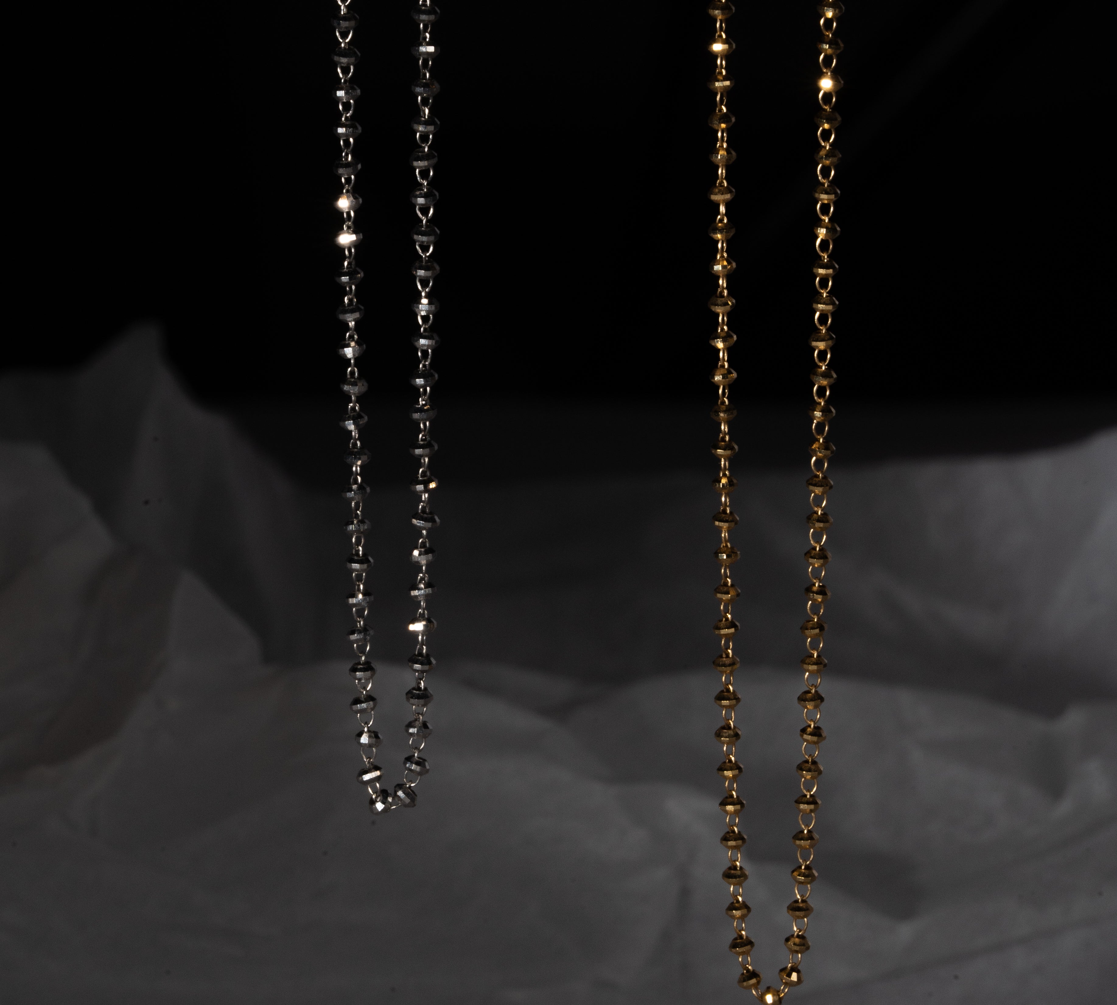 DC ネックレス K18 YG WG 比較