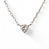 ダイヤモンド ネックレス 0.130ct K18ホワイトゴールド 1点限り