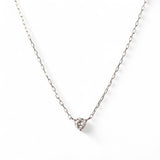 ダイヤモンド ネックレス 0.130ct K18ホワイトゴールド 全体