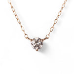 ダイヤモンド ネックレス 0.133ct K18ピンクゴールド 1点限り