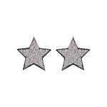 Evence Star ダイヤモンド ピアス K18ホワイトゴールド パヴェ