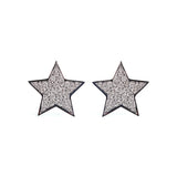 Evence Star ダイヤモンド ピアス K18ホワイトゴールド パヴェ