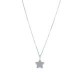 Evence Star ダイヤモンド ネックレス K18ホワイトゴールド 全体