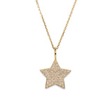 k18yg-01Evence Star ダイヤモンド ネックレス K18イエローゴールド