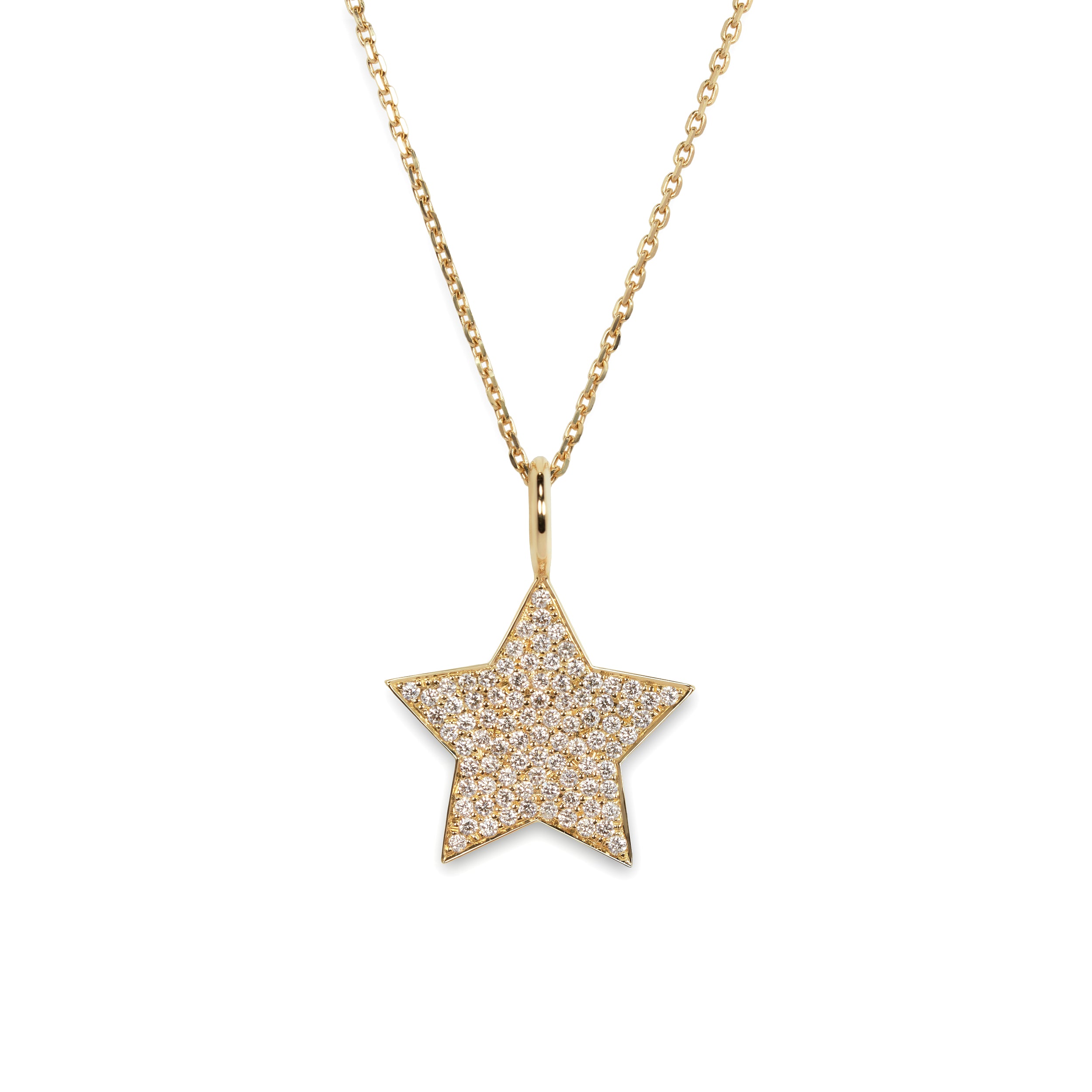 k18yg-01Evence Star ダイヤモンド ネックレス K18イエローゴールド