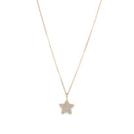 Evence Star ダイヤモンド ネックレス K18イエローゴールド 全体