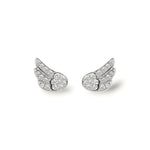 Murmur ダイヤモンド フェザー ピアス プラチナ