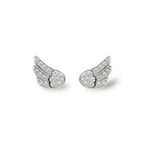 Murmur ダイヤモンド フェザー ピアス プラチナ