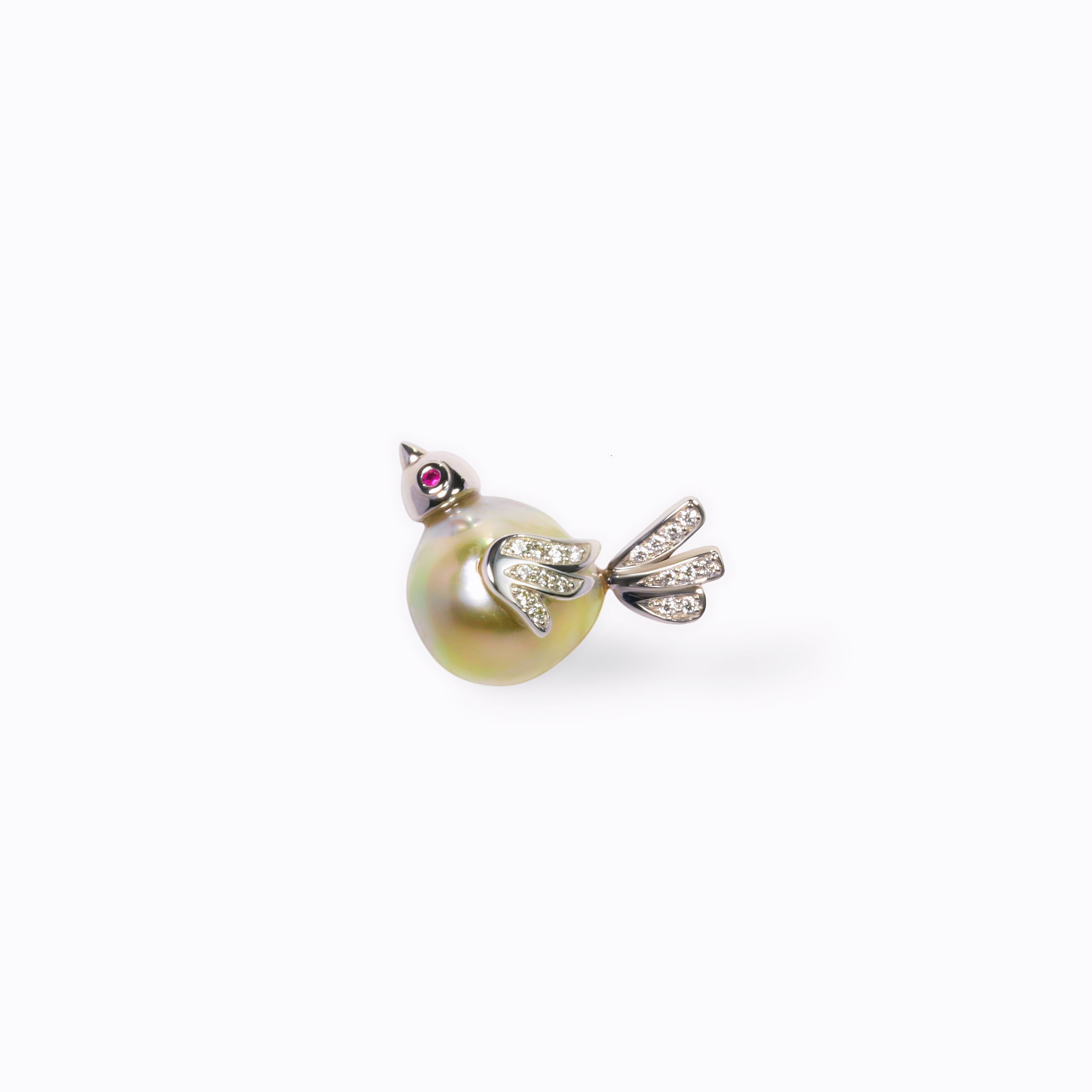 Murmur 南洋バロックパール シングルピアス プラチナ