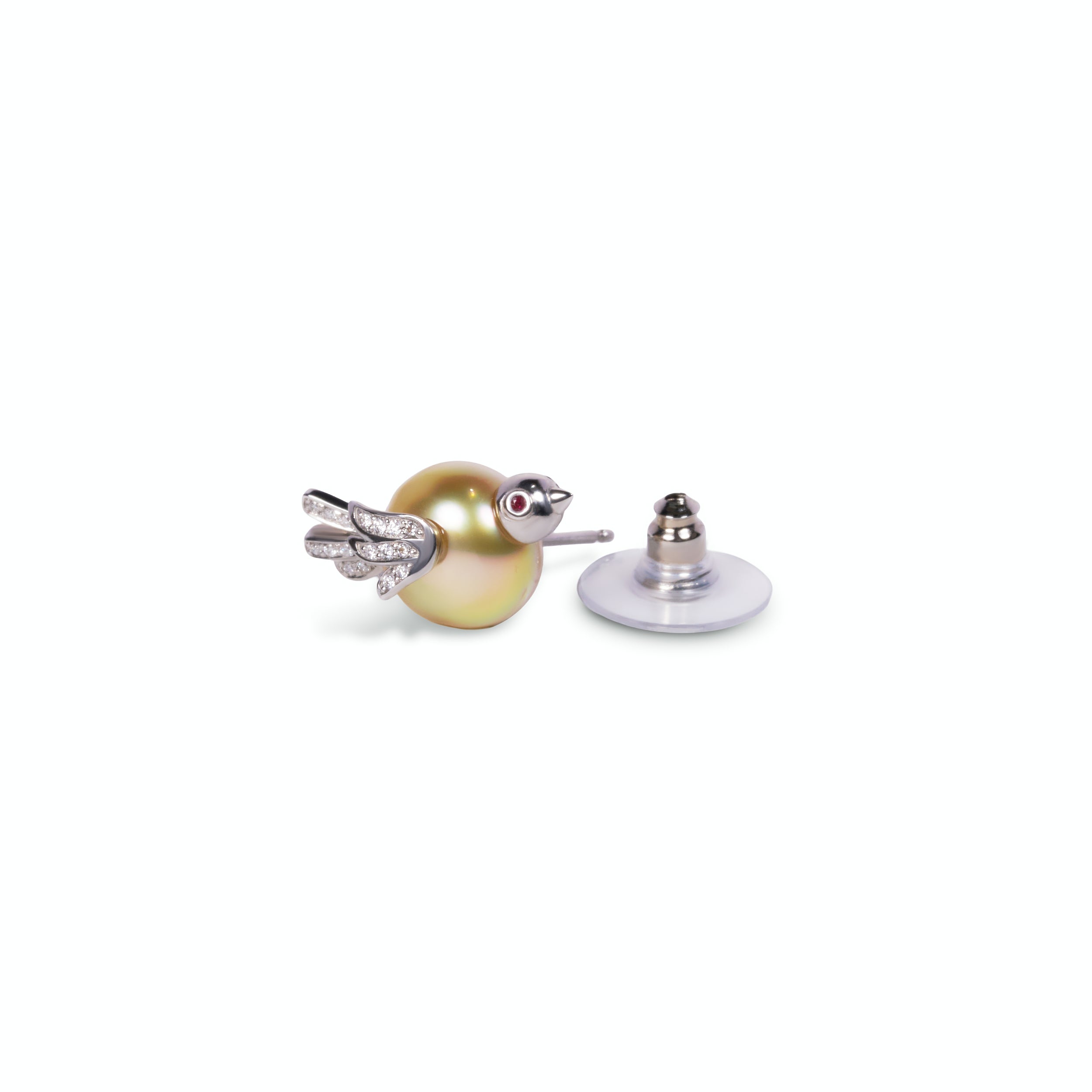 Murmur 南洋バロックパール シングルピアス アップ