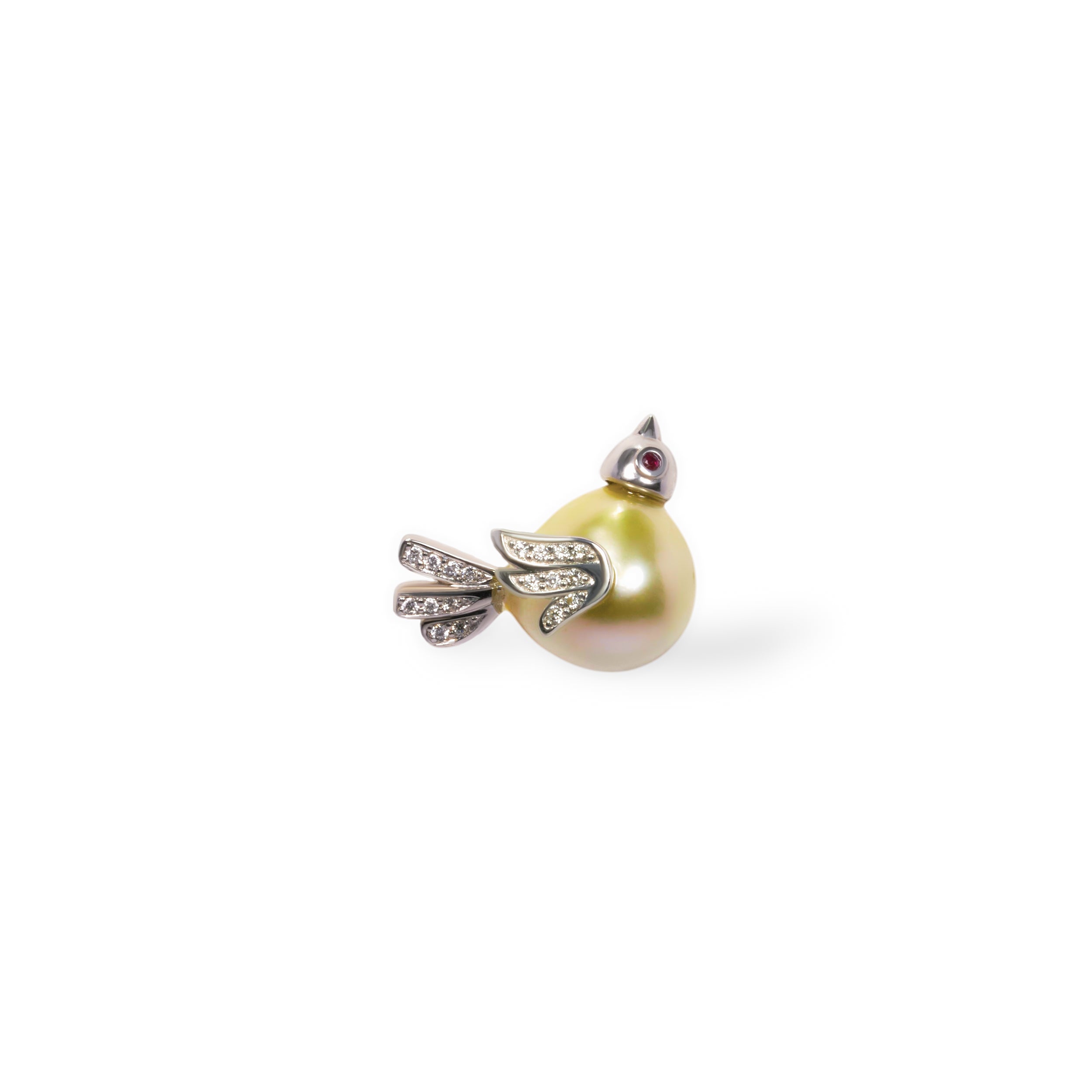 Murmur 南洋バロックパール シングルピアス プラチナ