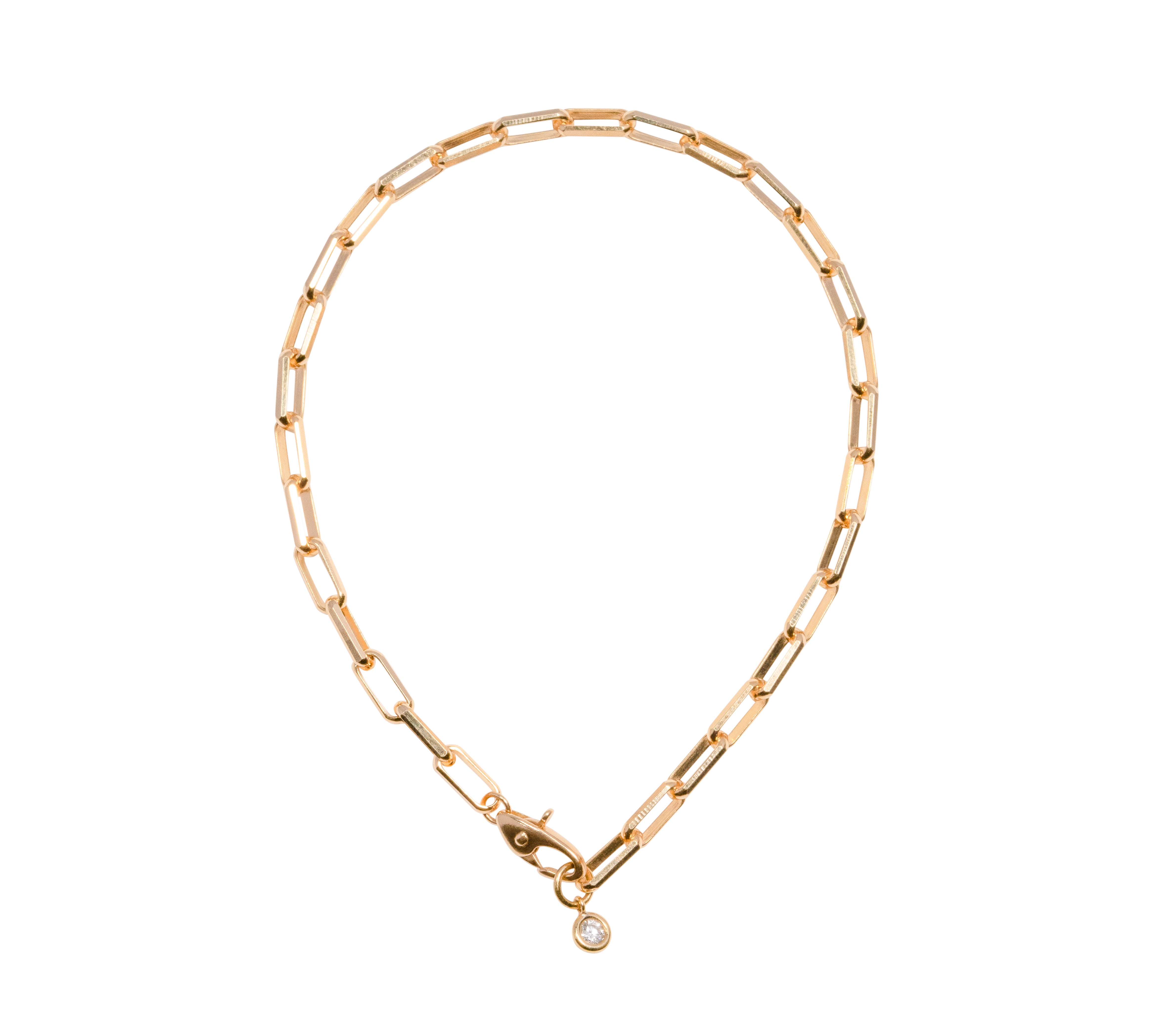 O3 ブレスレット ダイヤモンド付き K18イエローゴールド