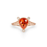 ParVert スペサルティンガーネット リング 2.42ct K18ピンクゴールド
