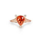 ParVert スペサルティンガーネット リング 2.42ct K18ピンクゴールド