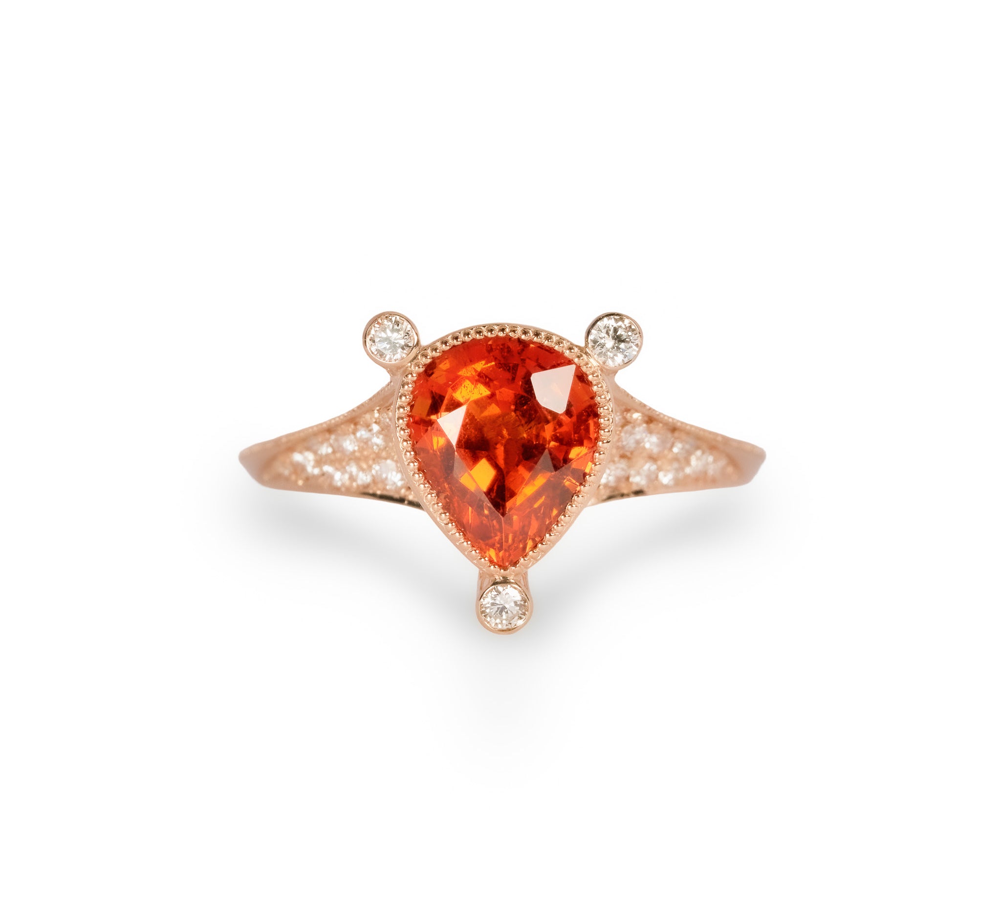 ParVert スペサルティンガーネット リング 2.42ct K18ピンクゴールド