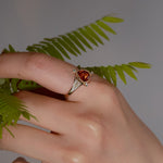 ParVert スペサルティンガーネット リング 2.42ct 着用イメージ