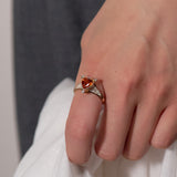 ParVert スペサルティンガーネット リング 2.42ct 着用 全体